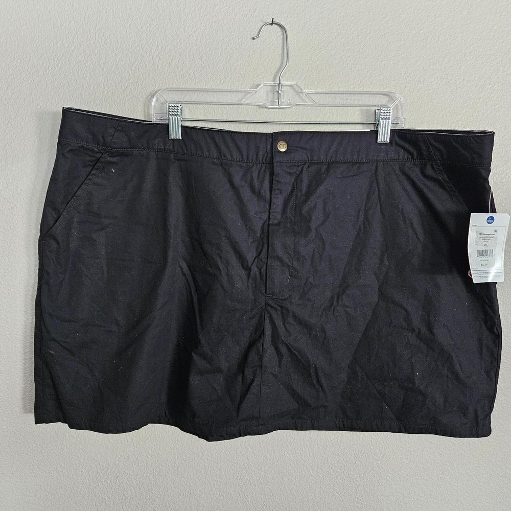 Champion black mini skirt with pockets